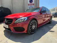 Usado Mercedes C250 211 CV (155 kW) 2017 Granate Familiar