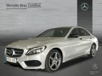 Usado Mercedes C220 AMG 170 CV (125 kW) 2016 Plata iridio Berlina