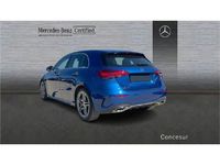 Usado Mercedes A180 AMG line 136 CV (100 kW) 2024 Azul espectra Berlina