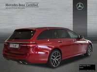 Usado Mercedes E220 AMG line 200 CV (147 kW) 2023 Rojo jacinto Familiar