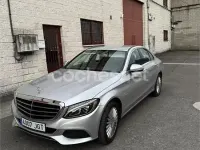 Usado Mercedes C220 Exclusive 170 CV (125 kW) 2016 Gris / plata Berlina