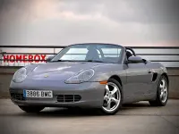 Usado Porsche Boxster 220 CV (161 kW) 2001 Gris / plata Descapotable