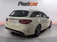 Usado Mercedes C350e 279 CV (205 kW) 2018 Blanco Familiar