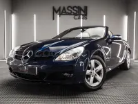 Usado Mercedes SLK200 163 CV (119 kW) 2006 Azul Descapotable