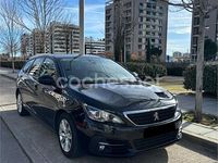 Usado Peugeot 308 SW Access 130 CV (95 kW) 2018 Negro Familiar