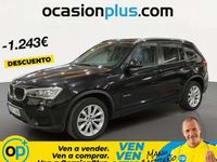 Usado BMW X3 150 CV (110 kW) 2016 Negro SUV
