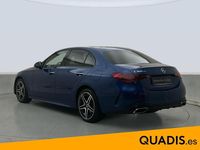 Usado Mercedes C300e AMG line 313 CV (230 kW) 2024 Azul espectral Berlina