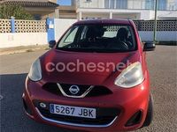 Usado Nissan Micra Acenta 80 CV (58 kW) 2014 Granate Utilitario