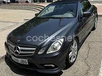 Usado Mercedes E350 Elegance 231 CV (169 kW) 2010 Gris / plata Descapotable
