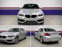 Usado BMW 218 Comfort Edition 150 CV (110 kW) 2018 Gris / plata Coupe
