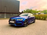 Usado Audi S3 Exclusive 300 CV (220 kW) 2014 Azul Berlina