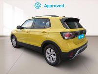 Usado VW T-Cross Life 95 CV (69 kW) 2024 Amarillo chillooón (liso) SUV