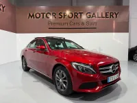 Usado Mercedes C220 170 CV (125 kW) 2016 Granate Berlina