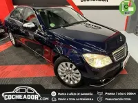 Usado Mercedes C180 Elegance 156 CV (114 kW) 2008 Azul Berlina