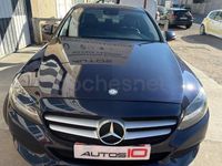 Usado Mercedes C200 136 CV (100 kW) 2018 Azul Berlina