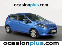Usado Ford Fiesta Trend 82 CV (60 kW) 2012 Azul Utilitario