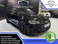 Usado Audi A3 190 CV (139 kW) 2020 Negro Berlina