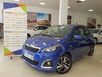 Usado Peugeot 108 Allure 72 CV (52 kW) 2021 Azul Berlina