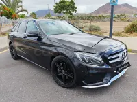Usado Mercedes C220 194 CV (142 kW) 2018 Negro Familiar