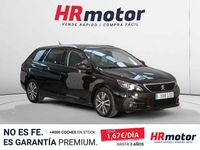 Usado Peugeot 308 Style 132 CV (97 kW) 2021 Negro Familiar
