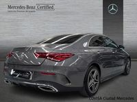 Usado Mercedes CLA200 AMG line 163 CV (119 kW) 2020 Negro Berlina