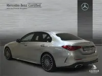 Usado Mercedes C220 AMG line 200 CV (147 kW) 2021 Gris Berlina