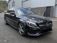 Usado Mercedes C200 AMG 136 CV (100 kW) 2017 Negro Berlina