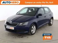 Brugt Skoda Fabia Ambition 95 HK (69 kW) 2018 Blå Hatchback