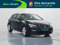 Usado Seat Leon FR 150 CV (110 kW) 2019 Negro Berlina