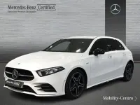 Usado Mercedes A180 AMG line 116 CV (85 kW) 2021 Blanco Berlina