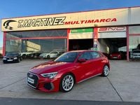 Usado Audi A3 S-Line 150 CV (110 kW) 2021 Rojo Berlina