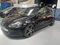 Usado VW Golf VI Highline 102 CV (75 kW) 2009 Negro Utilitario