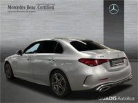 Usado Mercedes C200 AMG line 204 CV (150 kW) 2022 Plata hightech