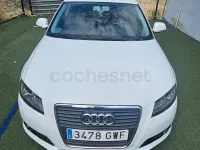 Usado Audi A3 Attraction 105 CV (77 kW) 2010 Blanco Utilitario