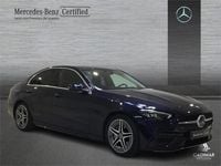 Usado Mercedes C200 AMG line 204 CV (150 kW) 2021 Azul cavansita Berlina