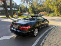 Usado Mercedes E200 184 CV (135 kW) 2010 Negro Descapotable