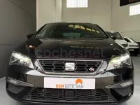 Usado Seat Leon FR 130 CV (95 kW) 2021 Negro Berlina