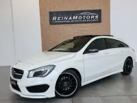 Usado Mercedes CLA200 Shooting Brake AMG line 156 CV (114 kW) 2015 Blanco Familiar