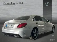 Usado Mercedes C220 AMG 170 CV (125 kW) 2016 Plata iridio Berlina