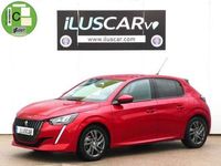 Usado Peugeot 208 Style 101 CV (74 kW) 2021 Rojo elixir Utilitario