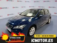 Usado Seat Leon Style 130 CV (95 kW) 2019 Azul Berlina