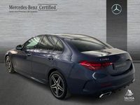 Usado Mercedes C220 AMG line 200 CV (147 kW) 2025 Azul Berlina