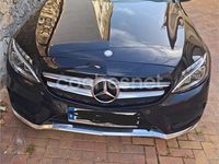 Usado Mercedes C200 AMG line 136 CV (100 kW) 2016 Negro Berlina