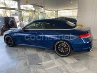 Usado Mercedes C63 AMG 476 CV (350 kW) 2019 Azul Descapotable