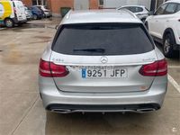 Usado Mercedes C220 AMG line 170 CV (125 kW) 2015 Gris / plata Familiar