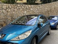 Usado Peugeot 207 CC 110 CV (80 kW) 2008 Azul Descapotable