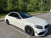 Usado Mercedes C63S AMG 510 CV (375 kW) 2017 Blanco Berlina