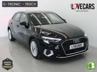 Usado Audi A3 Sportback Advanced 150 CV (110 kW) 2021 Negro Utilitario