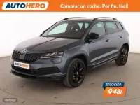 Usado Skoda Karoq SportLine 150 CV (110 kW) 2019 Gris SUV