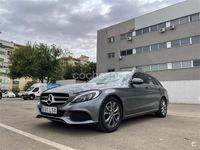 Usado Mercedes C200 150 CV (110 kW) 2017 Gris / plata Familiar